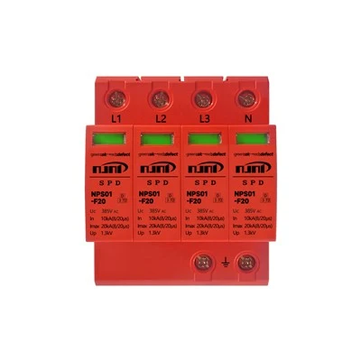 NPS01-F20 AC 2P התקן מגן מתח